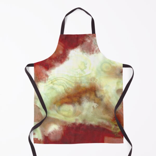 Item preview, Bordeaux watercolor with green tea stains designed and sold by Kolinnaprint.