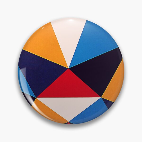 Item preview, Geometric forms design pattern blue and red triangles designed and sold by conceptDVS.