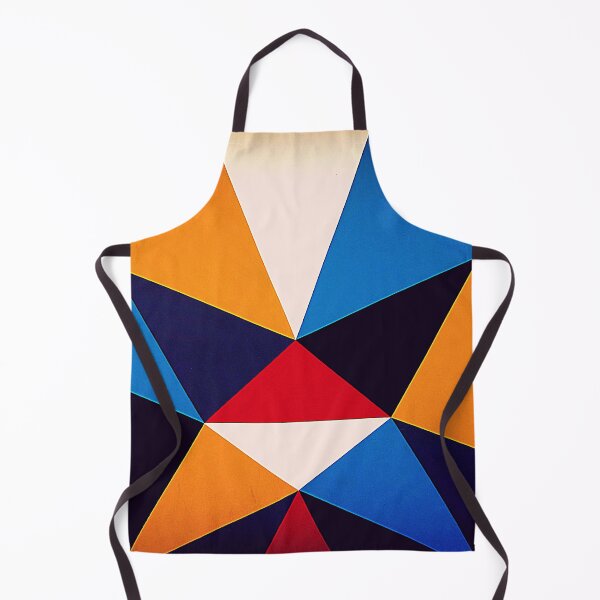Item preview, Geometric forms design pattern blue and red triangles designed and sold by conceptDVS.