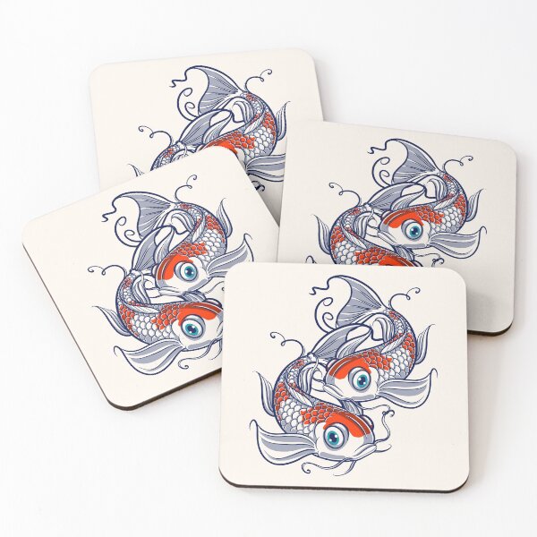 Item preview, Kohaku Koi Fish Lover Yin-Yang Gift 2 designed and sold by Teeleo.