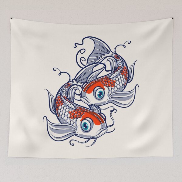 Item preview, Kohaku Koi Fish Lover Yin-Yang Gift 2 designed and sold by Teeleo.