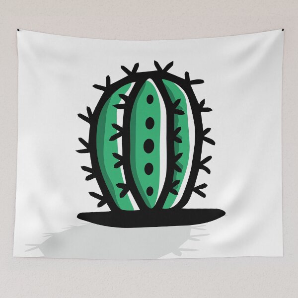 Item preview, Ball Cactus Overall Pattern Design - Organic Shapes Succulents GC-057-01 designed and sold by GraphicCharms.