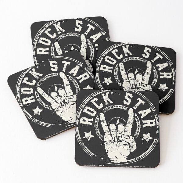 Artikelvorschau, Geboren, um ein Rockstar-Design zu sein, Rock'n'Roll-Geschenk, Rock-On-Produkt entworfen und verkauft von Lisbob.