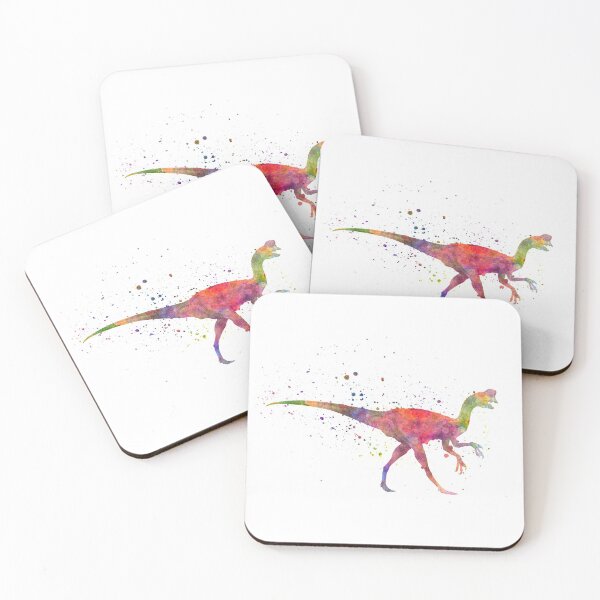 Item preview, Oviraptor dinosaur in watercolor designed and sold by paulrommer.