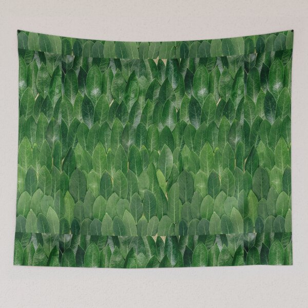 Item preview, Exotic Tropical minimalistic laurel bay tree green leaves banana monstera repeated plant pattern  designed and sold by conceptDVS.