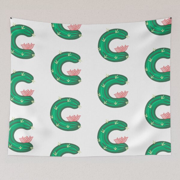 Item preview, C (Cactus Letter) designed and sold by Minaficent.