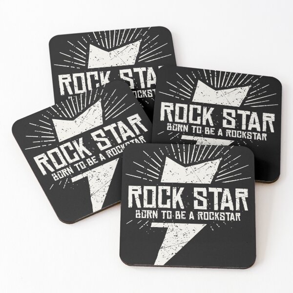 Artikelvorschau, Geboren, um ein Rockstar-Design zu sein, Rock'n'Roll-Geschenk, Rock On Print entworfen und verkauft von Lisbob.