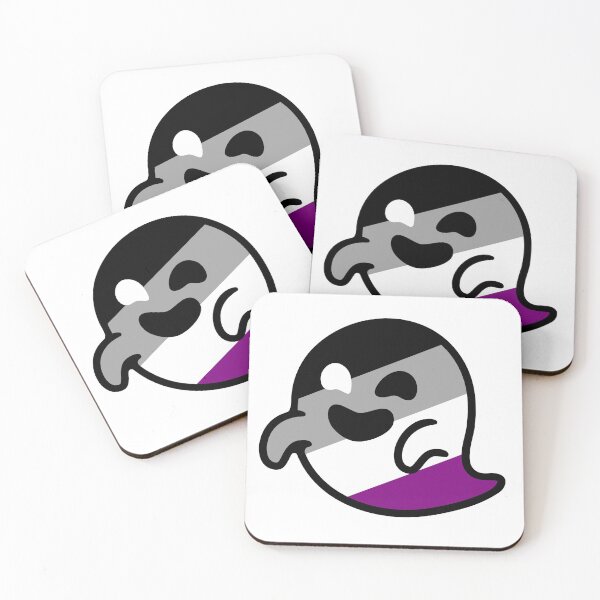 Item preview, Asexual Pride Gaysper and Friends Ghost LGBTQ LGBT designed and sold by DesignsofWhimsy.