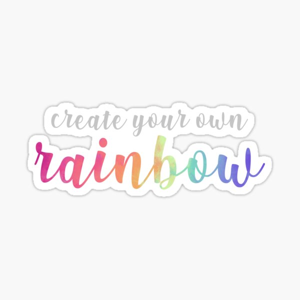 Be Your Own Rainbow Mini Stickers