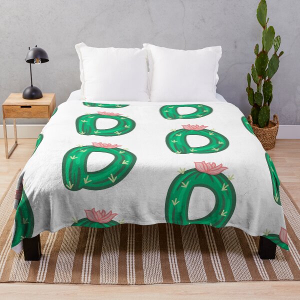Item preview, D (Cactus Letter) designed and sold by Minaficent.