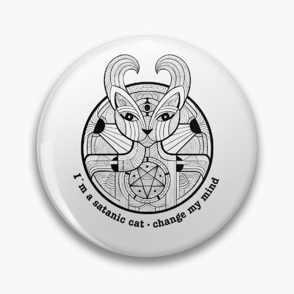 Item preview, Satanic Cat designed and sold by IllustByCloda.