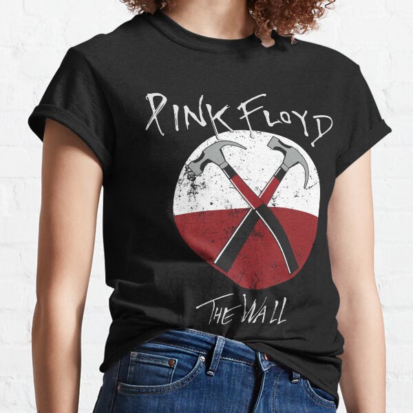 Pink Floyd The Wall Distressed Hammers Mens Fitted T-Shirt
