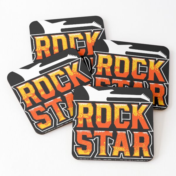 Artikelvorschau, Geboren, um ein Rockstar-Design zu sein, Rock'n'Roll-Geschenk, Rock On Print entworfen und verkauft von Lisbob.