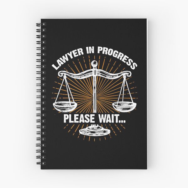 Item preview, Funny Lawyer in Progress Gift design | Law School Apparel design designed and sold by Lisbob.