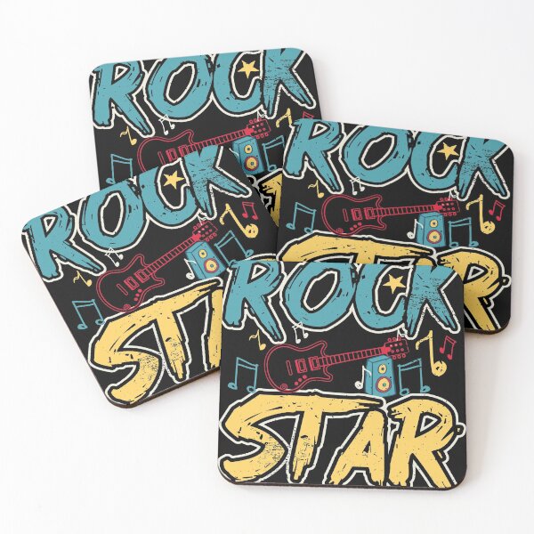 Artikelvorschau, Geboren, um ein Rockstar-Design zu sein, Rock'n'Roll-Geschenk, Rock-On-Produkt entworfen und verkauft von Lisbob.