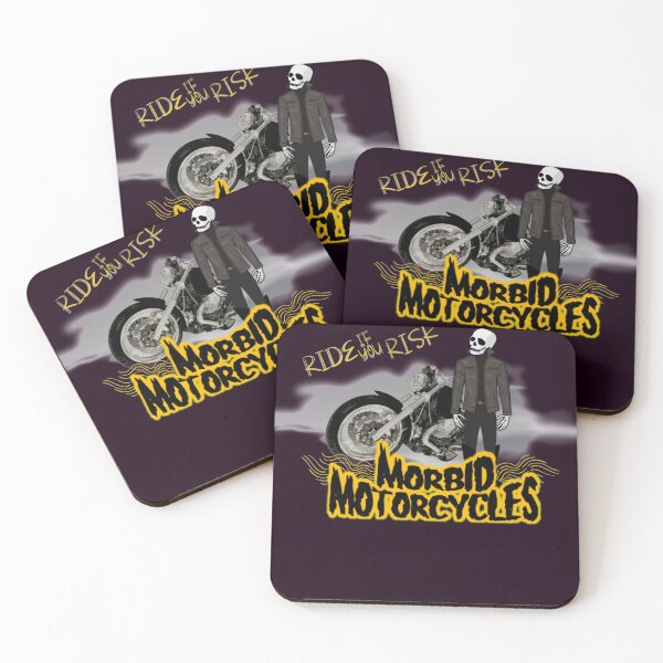 Item preview, Morbid Motorcycles "Ride if you Risk" designed and sold by The Masked Designer.