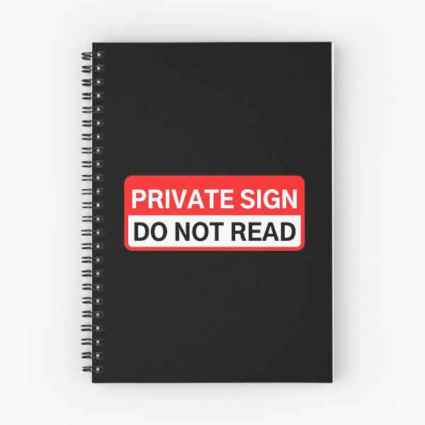 Item preview, PRIVATE SIGN DO NOT READ designed and sold by Axley.