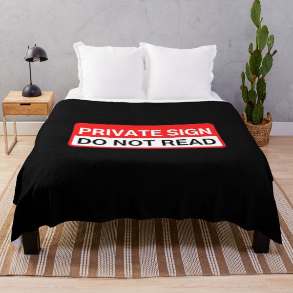 Item preview, PRIVATE SIGN DO NOT READ designed and sold by Axley.