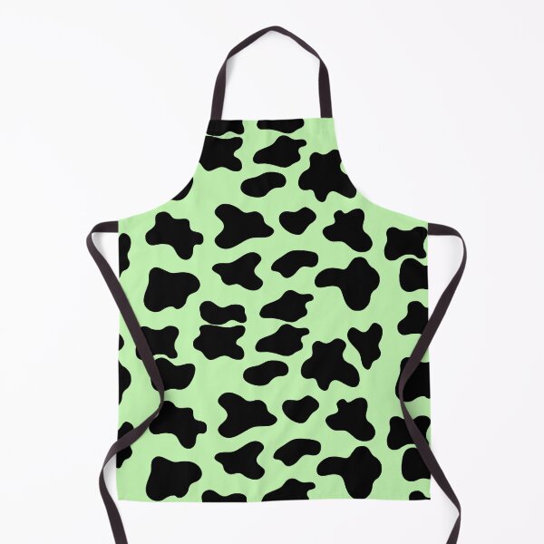 Item preview, cow animal print pattern black and light green designed and sold by Ella's  Doodles And Designs.
