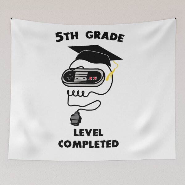 Item preview, 5th grade graduation gamer gift level completed designed and sold by Rakesh Murugan.