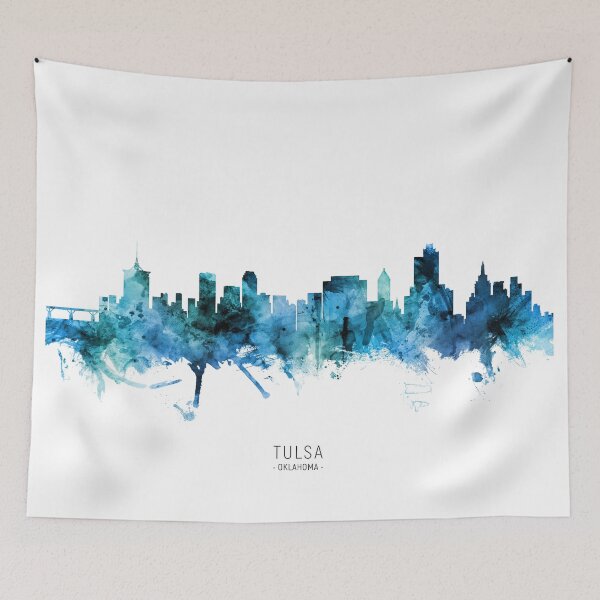 Item preview, Tulsa Oklahoma Skyline designed and sold by ArtPrints.