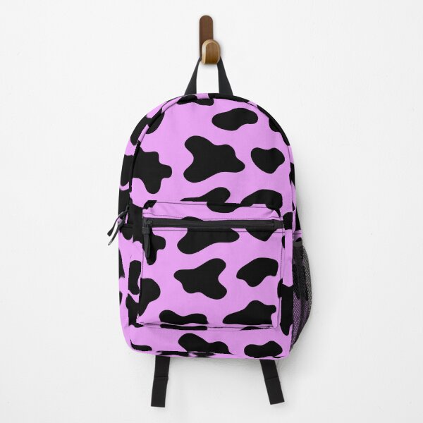 Item preview, cow animal print pattern black and light pink designed and sold by Ella's  Doodles And Designs.