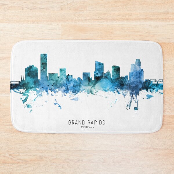 Item preview, Grand Rapids Michigan Skyline designed and sold by ArtPrints.