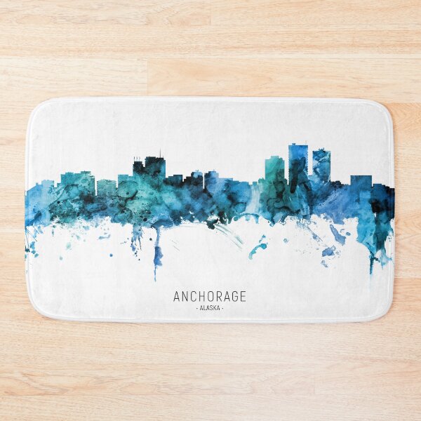 Item preview, Anchorage Alaska Skyline designed and sold by ArtPrints.