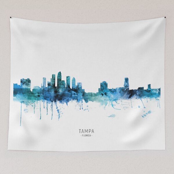 Item preview, Tampa Florida Skyline designed and sold by ArtPrints.