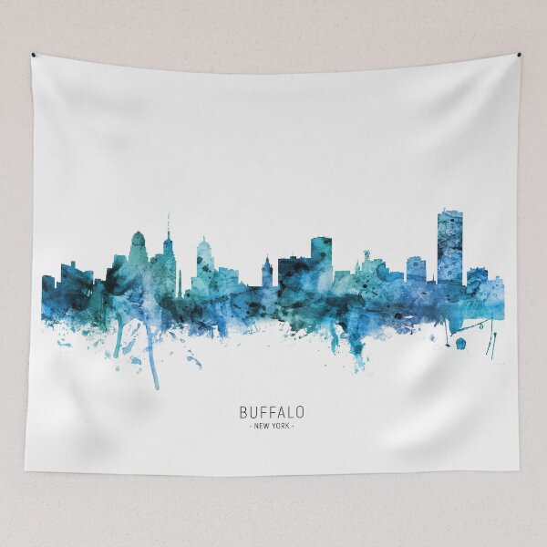 Item preview, Buffalo New York Skyline designed and sold by ArtPrints.