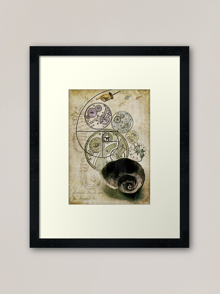Alternate view of everything's connected Framed Art Print
