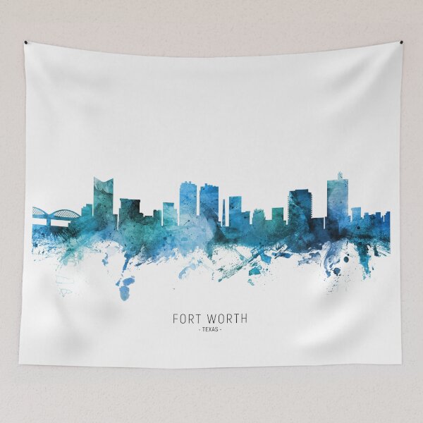 Item preview, Fort Worth Texas Skyline designed and sold by ArtPrints.