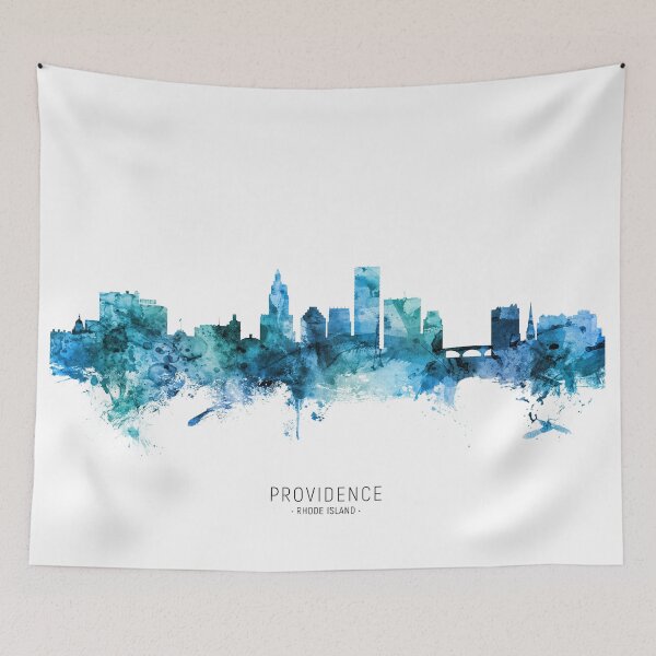Item preview, Providence Rhode Island Skyline designed and sold by ArtPrints.