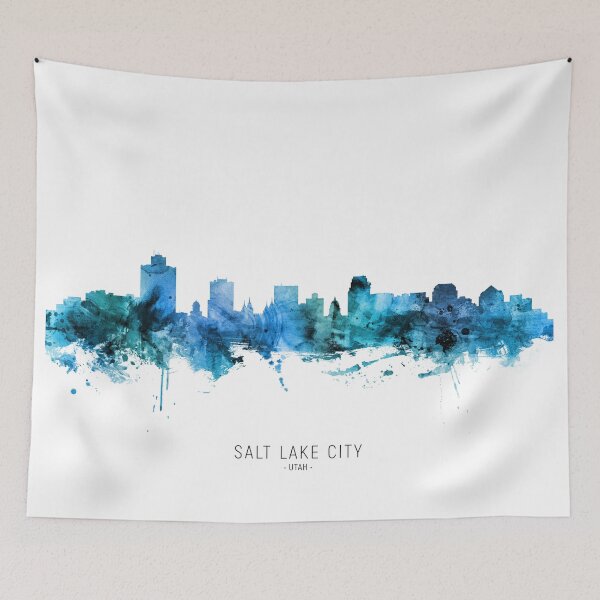 Item preview, Salt Lake City Utah Skyline designed and sold by ArtPrints.