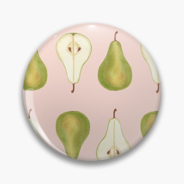 Item preview, Pears pattern with pink designed and sold by Linda Gregor.