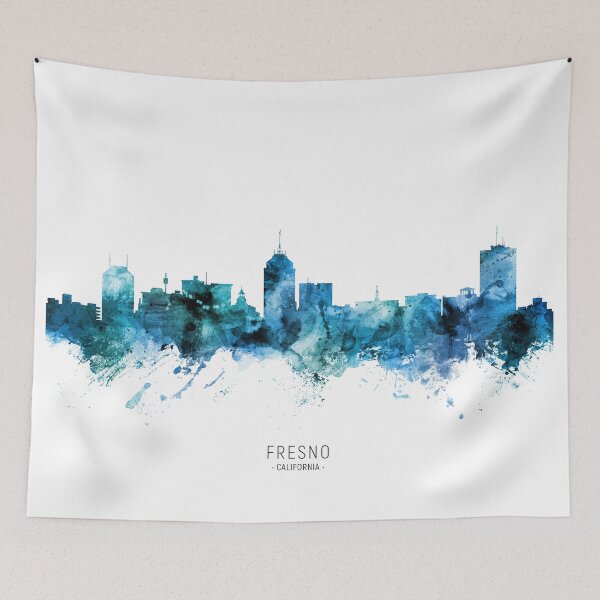 Item preview, Fresno California Skyline designed and sold by ArtPrints.