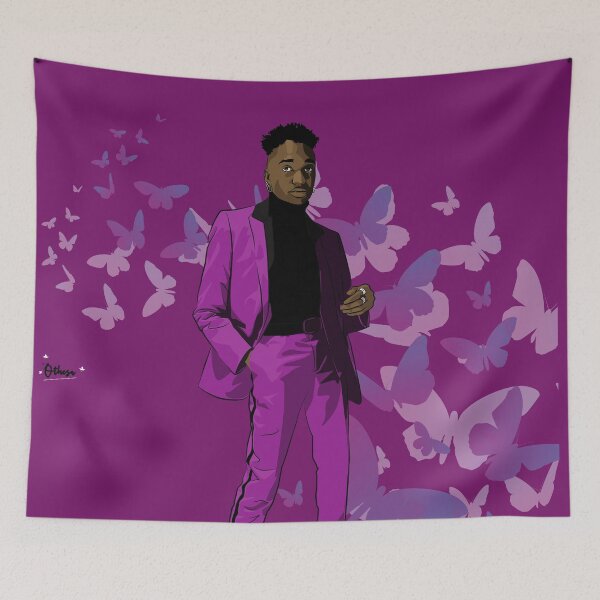 Item preview, Rickey Thompson art designed and sold by Daniel Othesa.