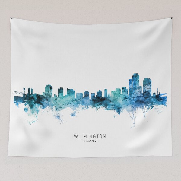 Artikelvorschau, Wilmington Delaware Skyline entworfen und verkauft von ArtPrints.