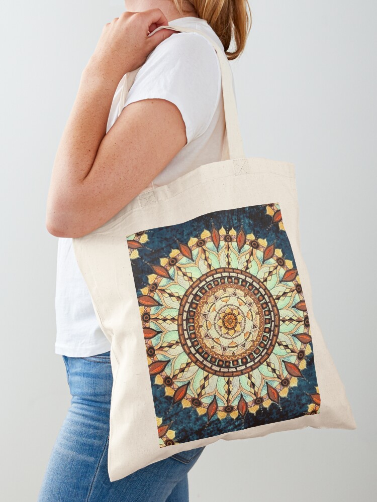 Cotton mandala bag