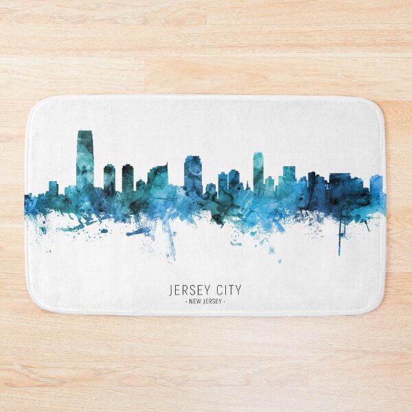 Artikelvorschau, Jersey City New Jersey Skyline entworfen und verkauft von ArtPrints.