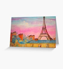 Paris Christmas Greeting Card