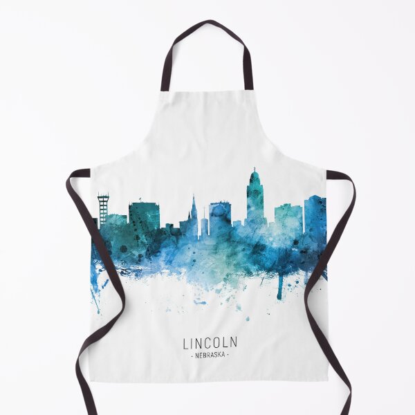Aperçu de l'œuvre Lincoln Nebraska Skyline créée et vendue par ArtPrints.