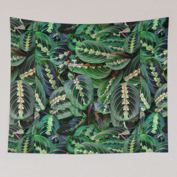 Item preview, Orchid fractal art Tropical exotic green greenary flowers leave repeated plant pattern designed and sold by conceptDVS.