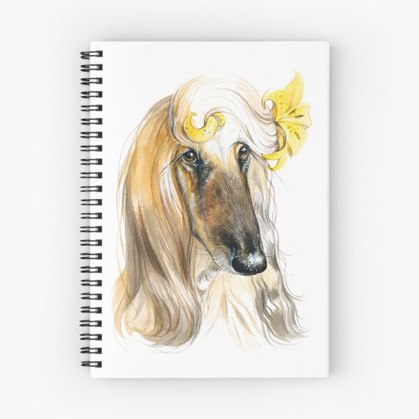 Item preview, portrait of afghan hound zodiac style Virgo designed and sold by TinaPolyak.