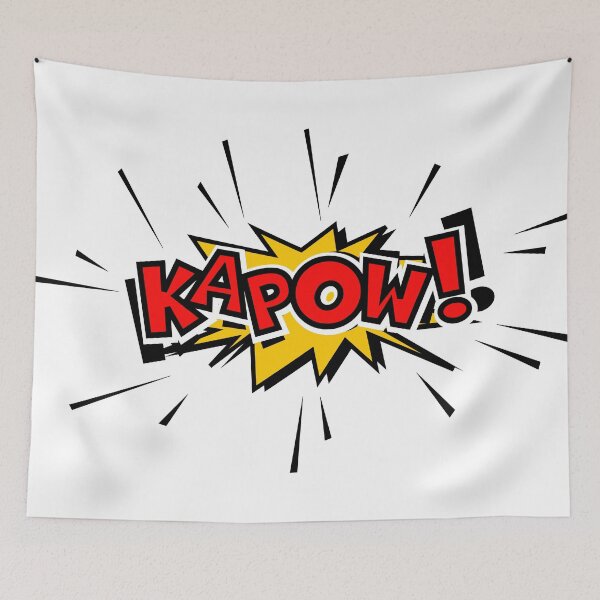 Item preview, Kapow! Explosion burst cartoon pop-art comic bubble designed and sold by UDDesign.