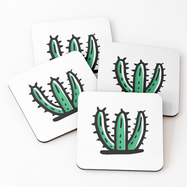Item preview, Cleistocactus Cactus Overall Pattern Design - Organic Shapes Succulents GC-059-01 designed and sold by GraphicCharms.