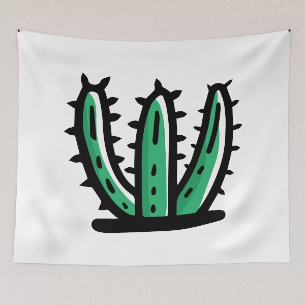 Item preview, Cleistocactus Cactus Overall Pattern Design - Organic Shapes Succulents GC-059-01 designed and sold by GraphicCharms.