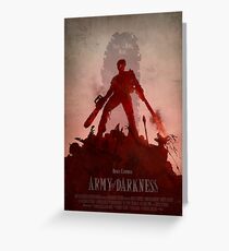 Army Of Darkness Greeting Card