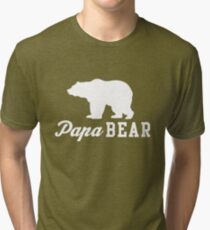 Papa Bear Tri-blend T-Shirt