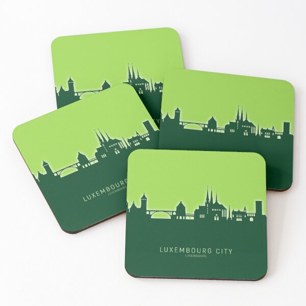Item preview, Luxembourg City Skyline designed and sold by ArtPrints.